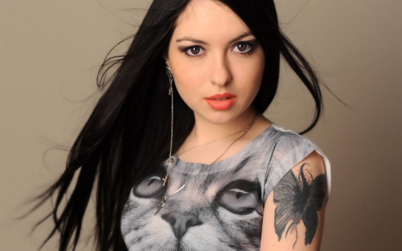 ženy, model, portrét, dlouhé vlasy, tvář, Černá ženy, model, portrét, dlouhé vlasy, tvář, Černá