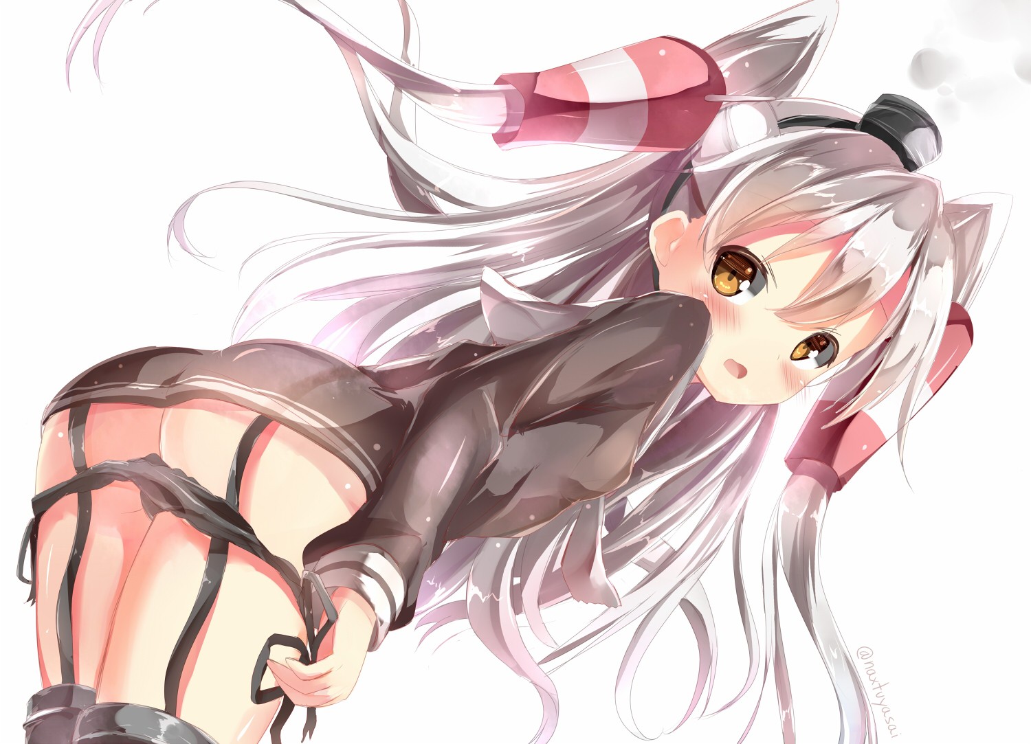 disegno, illustrazione, anime, anime girls, cartone animato, Kantai Collection, amatsukaze Kancolle, schizzo, mangaka, cavallo come mammifero