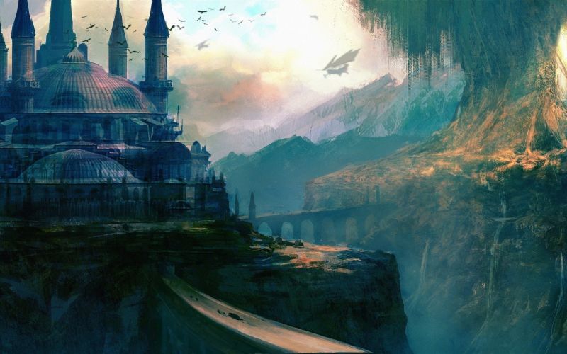 riflessione,Fantasy art,Terreno,immagine dello schermo,fenomeno atmosferico,sfondo del computer