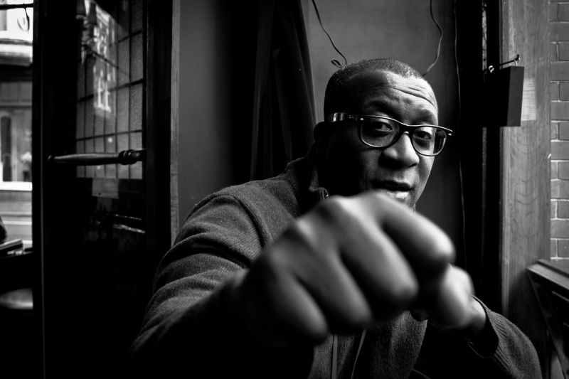 Černá, fotografie, Černý a bílý, brýle, muž, vision care