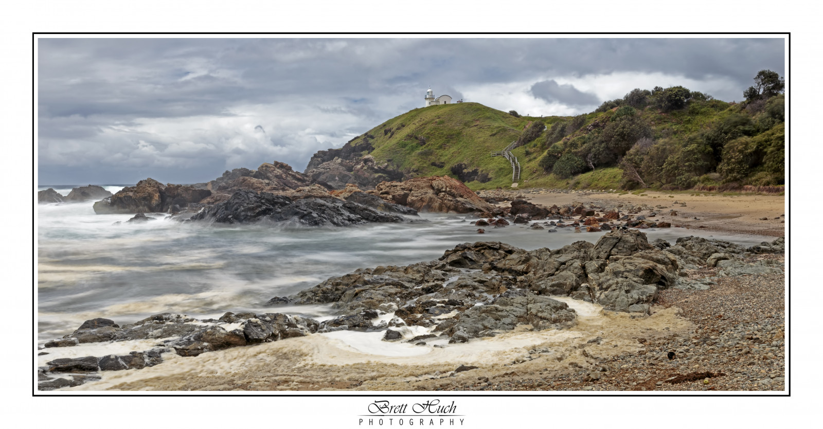 Austrálie, Australan, NSW, Příroda, Port Macquarie, maják, voda, vlny, wavesbreaking, počasí, mokrý, Mokrý den, přímořská krajina, mořské scenérie, moře, Surfovat, nebe, bouřka, skály, oceán, pobřeží, pláž, Kánon, canon6d, kopce, přístav, kopec, schody, pozor, stromy, skalnatý, rockyshore