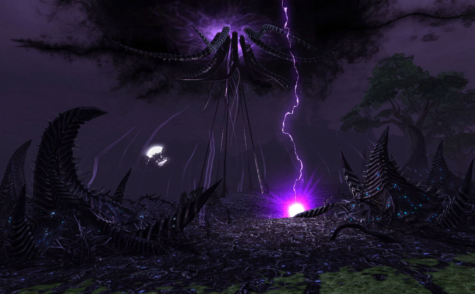 1920x1188 px, temný, fantazie, fi, hry, Blesk, netvor, Trhlina, sci