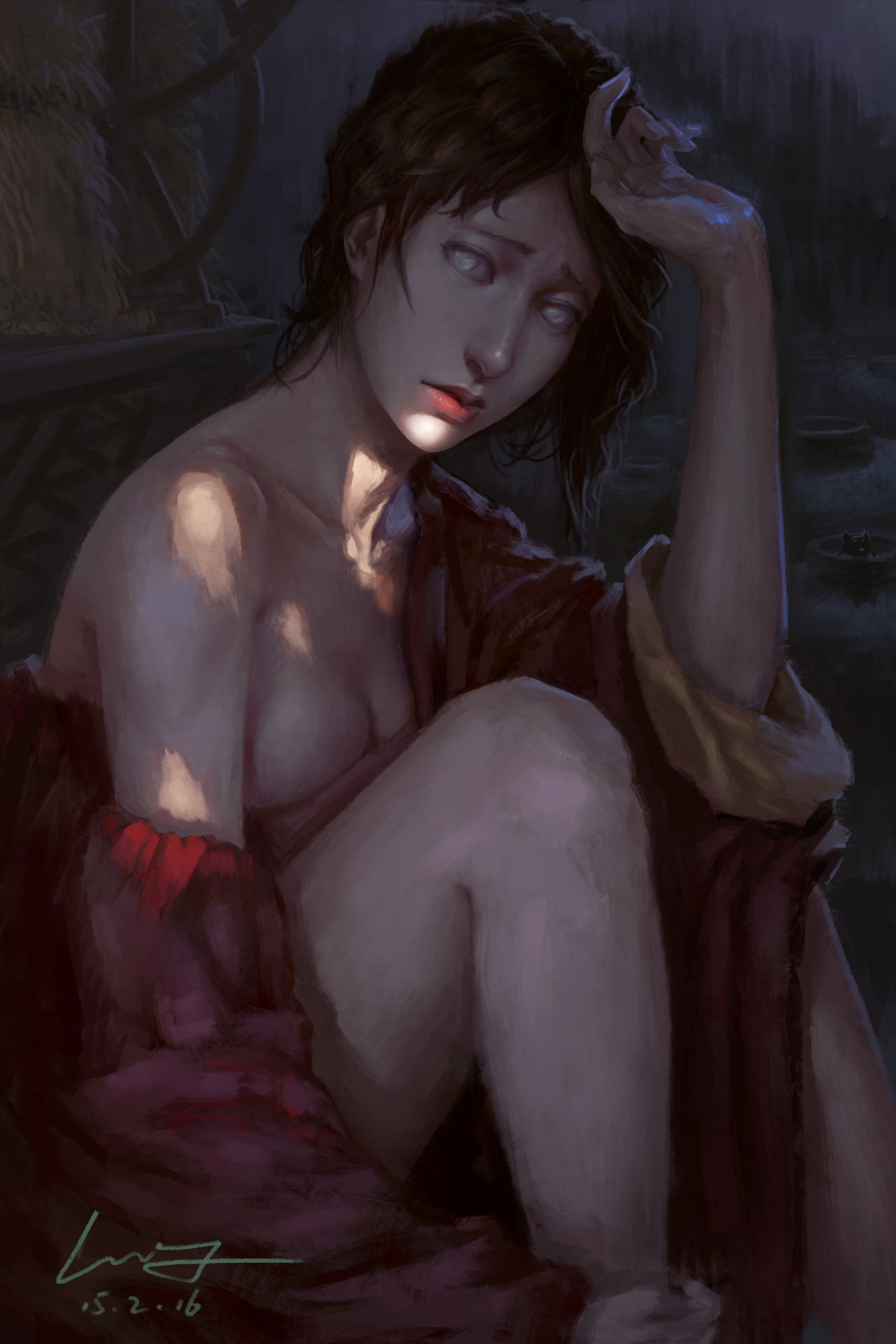 จิตรกรรม, อะนิเมะ, ผมสีดำ, ตำนาน, ภาพหน้าจอ, ศิลปะ, ตัวละคร, นวนิยาย, นักรบหญิง