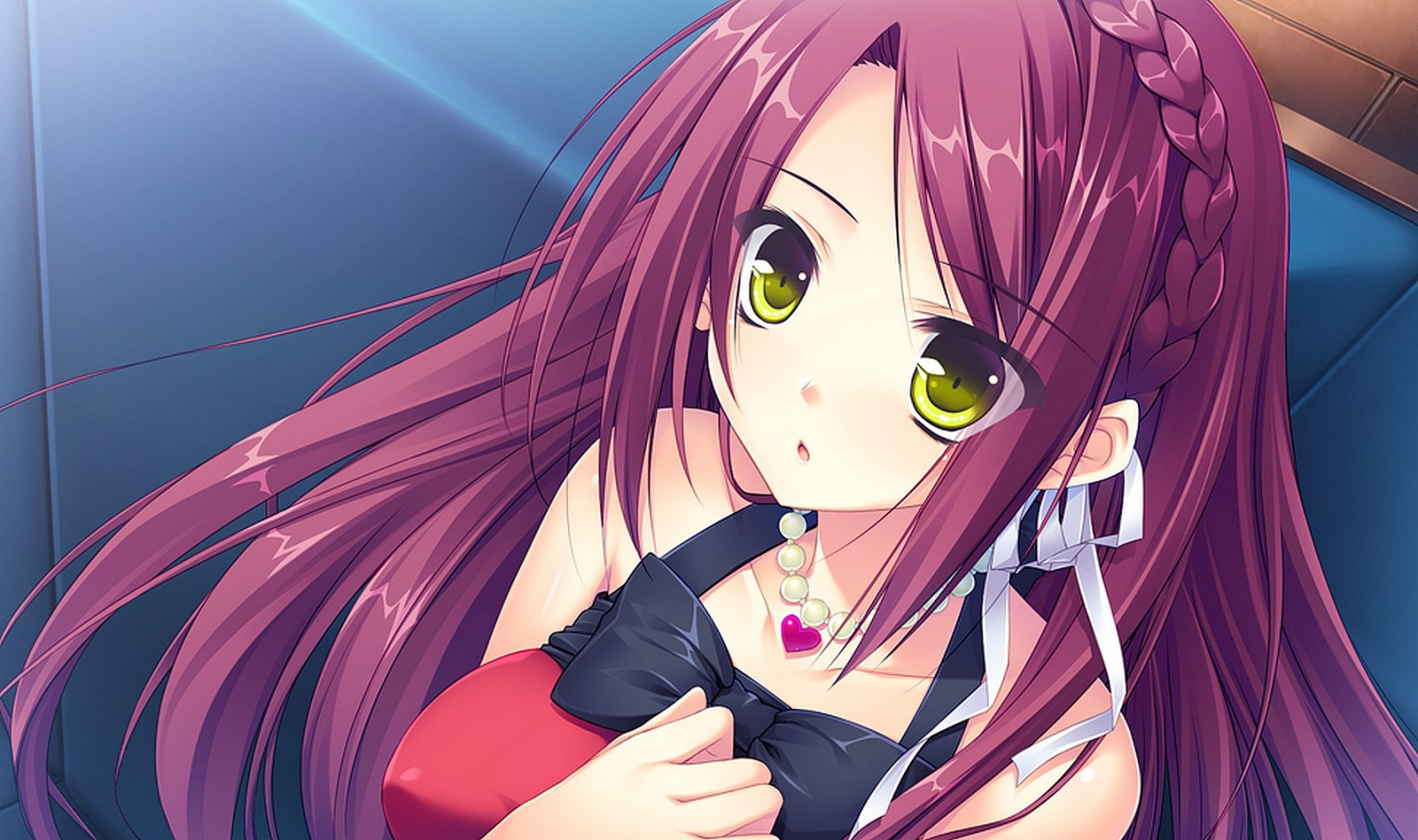 ilustrace, anime, anime dívky, umělecká díla, černé vlasy, Kamira Akane, SuGirly přání, Snímek obrazovky, mangaka