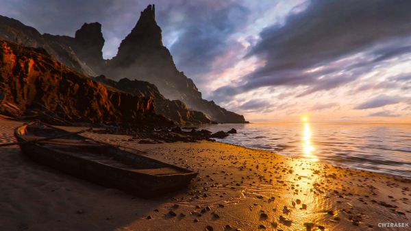 PlayStation,Video Game Art,Games posters,video games,screen shot,sunset