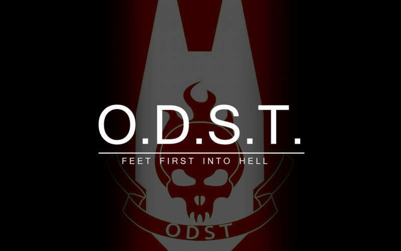 ilustrace, text, logo, plakát, značka, ODST ilustrace, text, logo, plakát, značka, ODST