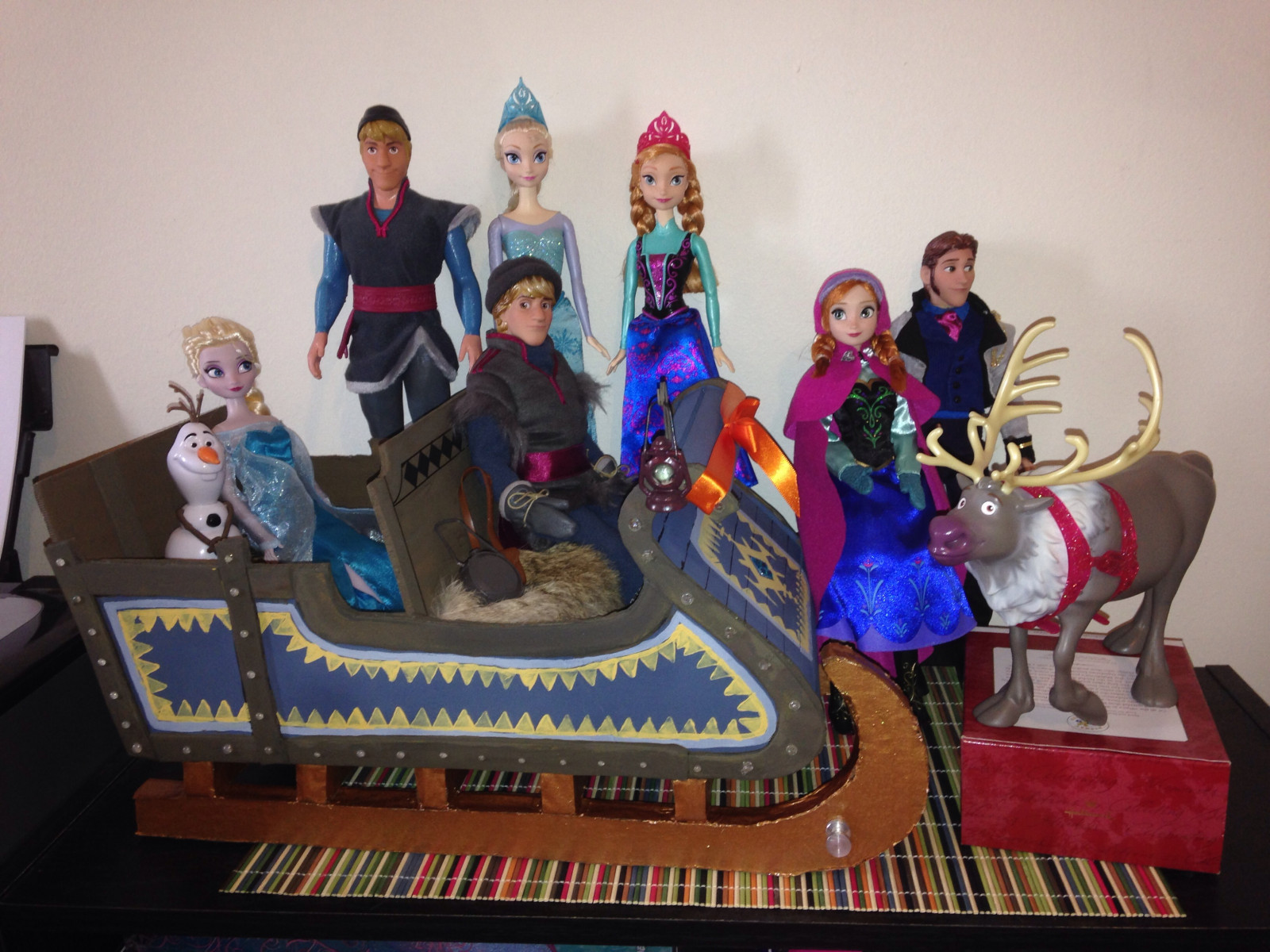 Anna, soubor, zamrzlý, obchod, panenka, panenky, OOAK, DS, hans, Disney, sáně, Elsa, Mattel, Disney Store, Kristoff, nahrané flickrmobile, flickriosapp filtr nofilter