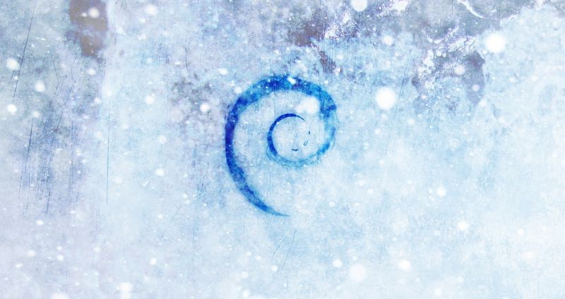 雪,冬,青,氷,水,Linux
