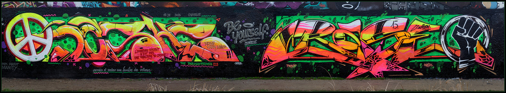 ulice, tráva, grafiti, pouliční umění, nástěnná malba, Karlík, UMĚNÍ, parc, grafika, font, jesuischarlie, Ivry, cormailles, thebullshitters, buď sám sebou, Bullshitters, visual arts