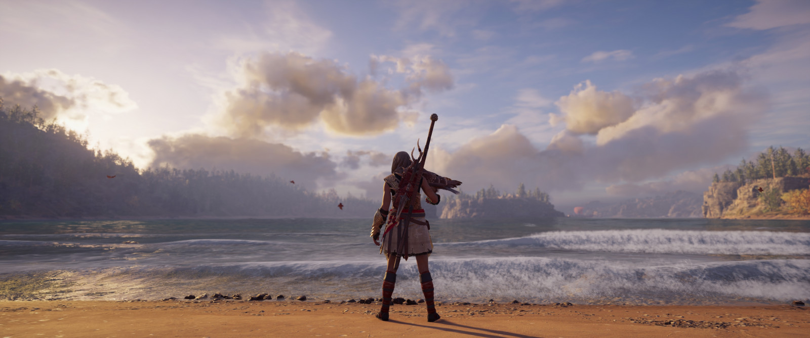 Wallpaper Assassins Creed Odyssey, Greece, video games 3440x1440
