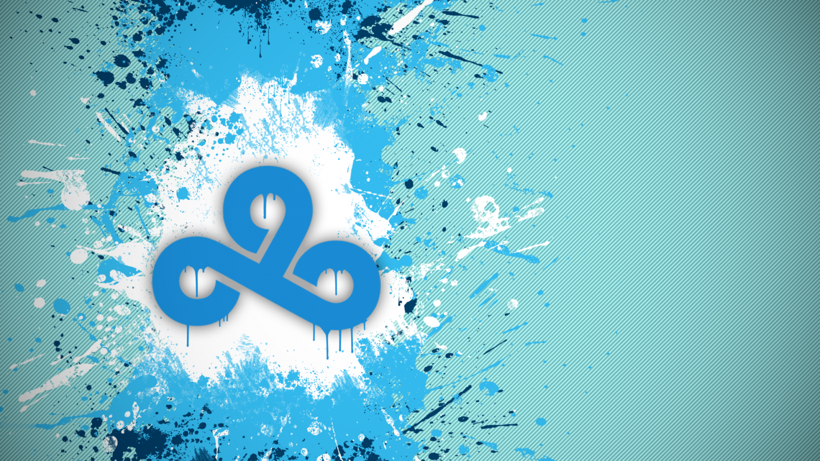 Wallpaper : illustration, text, Cloud9, blue, circle, e spor