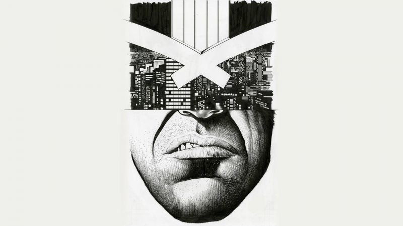 Judecătorul Dredd,îmbrăcăminte,desen,ilustrare,masca,2000 AD