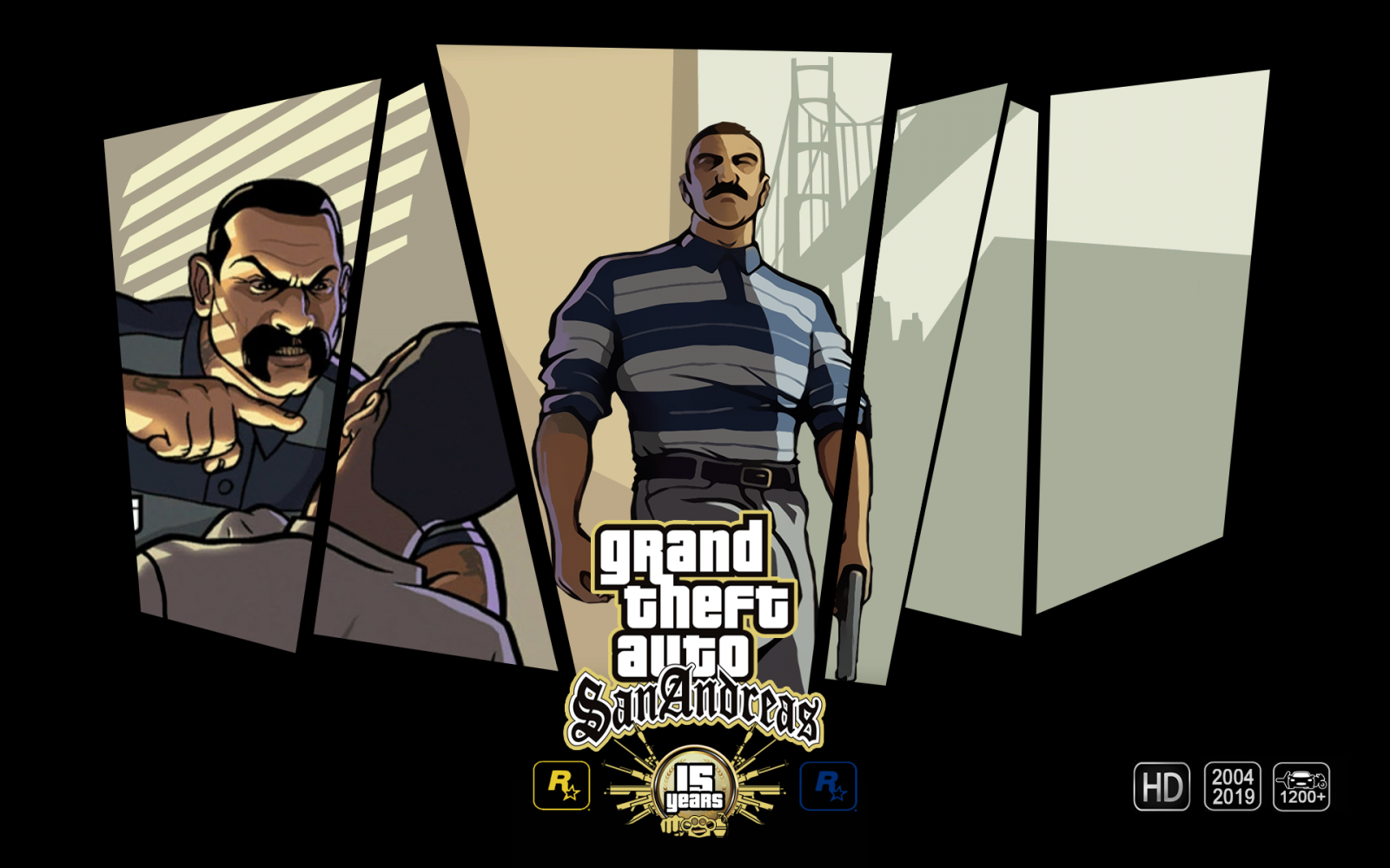 Grand Theft Auto GTA San Andreas Games Posters GTA Anniversary Video Games 1748901 !d