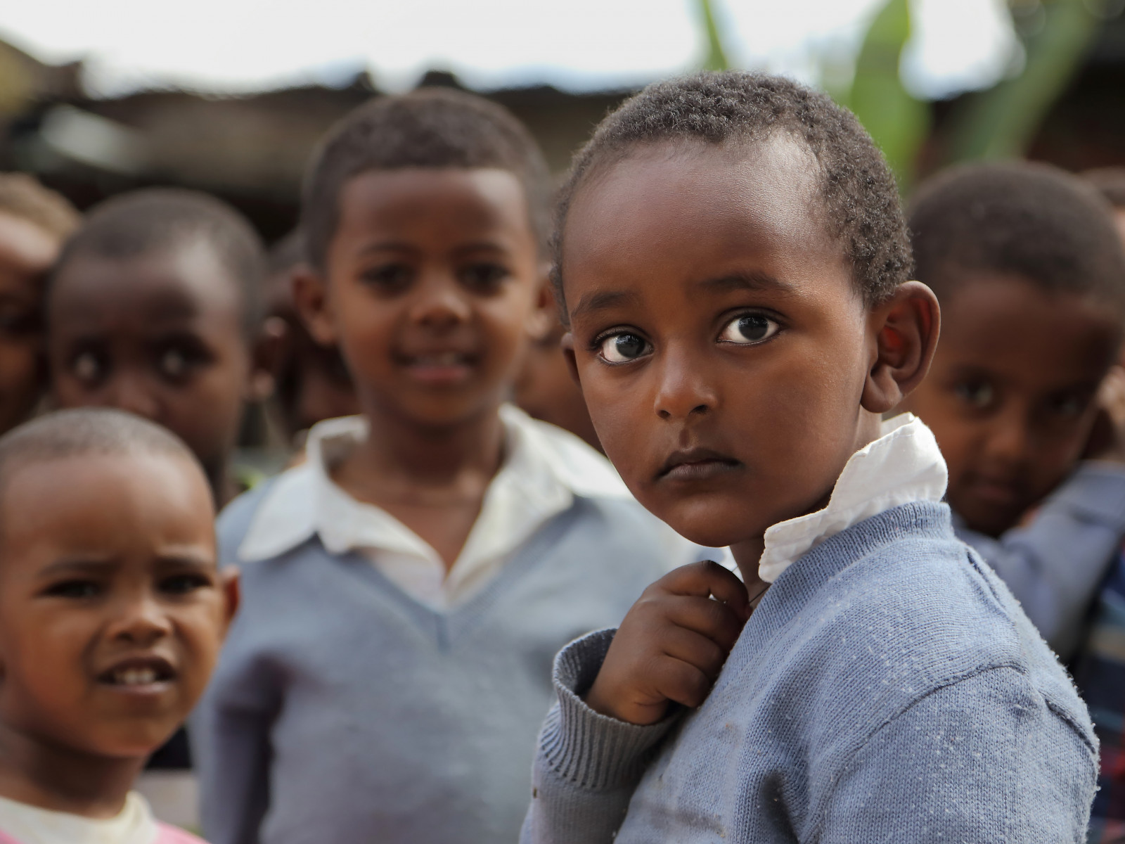 Afrika, škola, hřiště, Kánon, svetr, základní škola, Etiopie, luteránský, Addis Abeba, výklenek, školní uniforma, 181, eastafrica, bluesweater, Habeš, churchschool, parochialschool, canonef24105mmf4lisusm, lutheranschool, canoneos6d, bayens, pjbayens, eecmy, ethiopianevangelicalchurchmekaneyesus