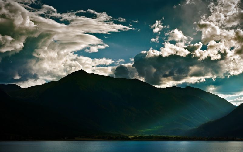 luce del sole, mare, lago, riflessione, cielo, nuvole luce del sole, mare, lago, riflessione, cielo, nuvole
