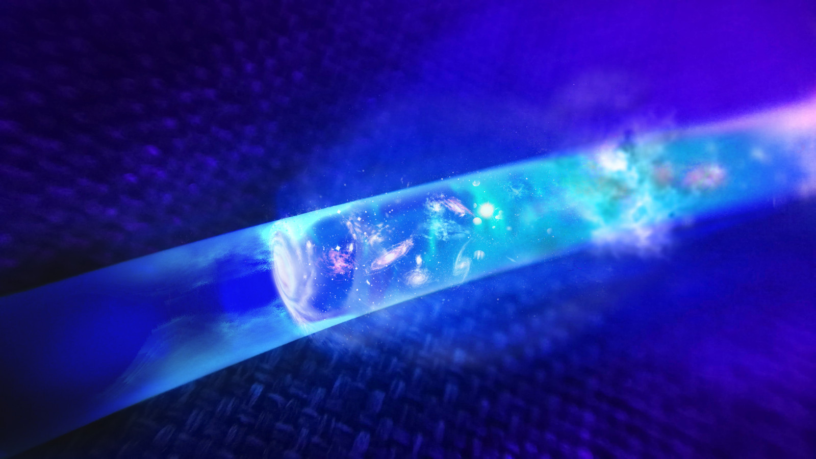 galaxie, řeřavý, makro, digitální umění