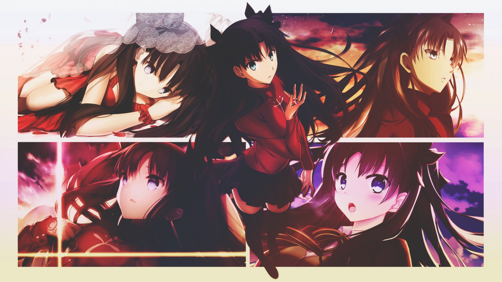 ilustrace, anime, anime dívky, kreslená pohádka, Fate Stay Night, Tohsaka Rin, mangaka, komiks