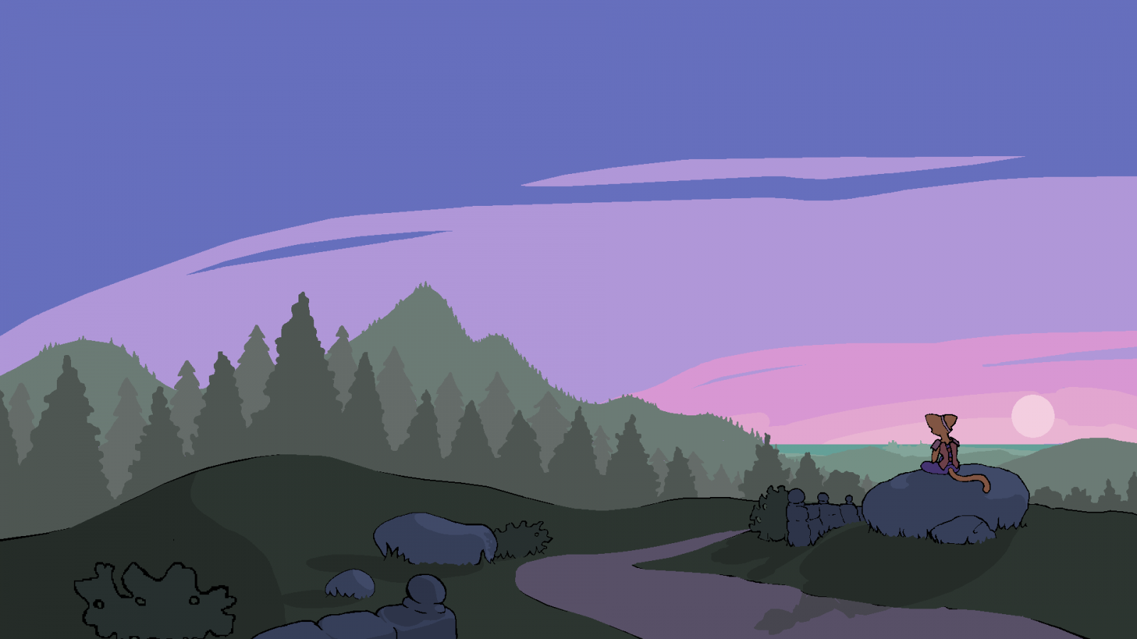 ilustrace, kreslená pohádka, srstnatý, Anthro, prequel, Terén, prostý, Snímek obrazovky, Atmosféra Země, ekosystém