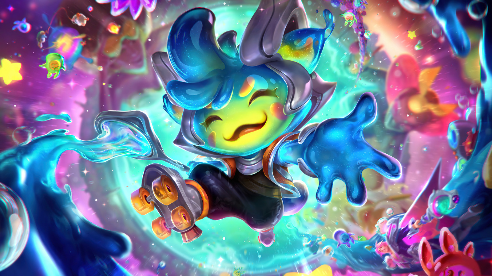 壁纸 : Space Groove, Space Groove League of Legends, Teemo联盟传奇, 视频游戏, GZG