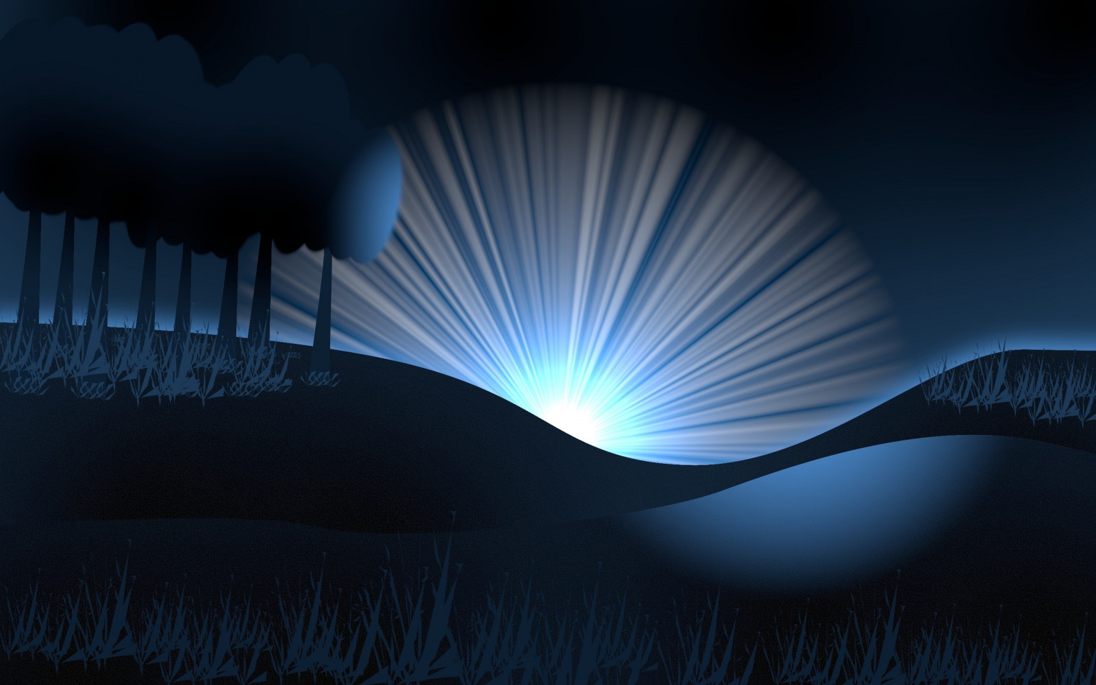 slunečnímu záření, temný, noc, odraz, modrý, měsíční svit, atmosféra, čáry, světlo, vlna, tma, křídlo, Snímek obrazovky, počítač tapeta, Atmosféra Země
