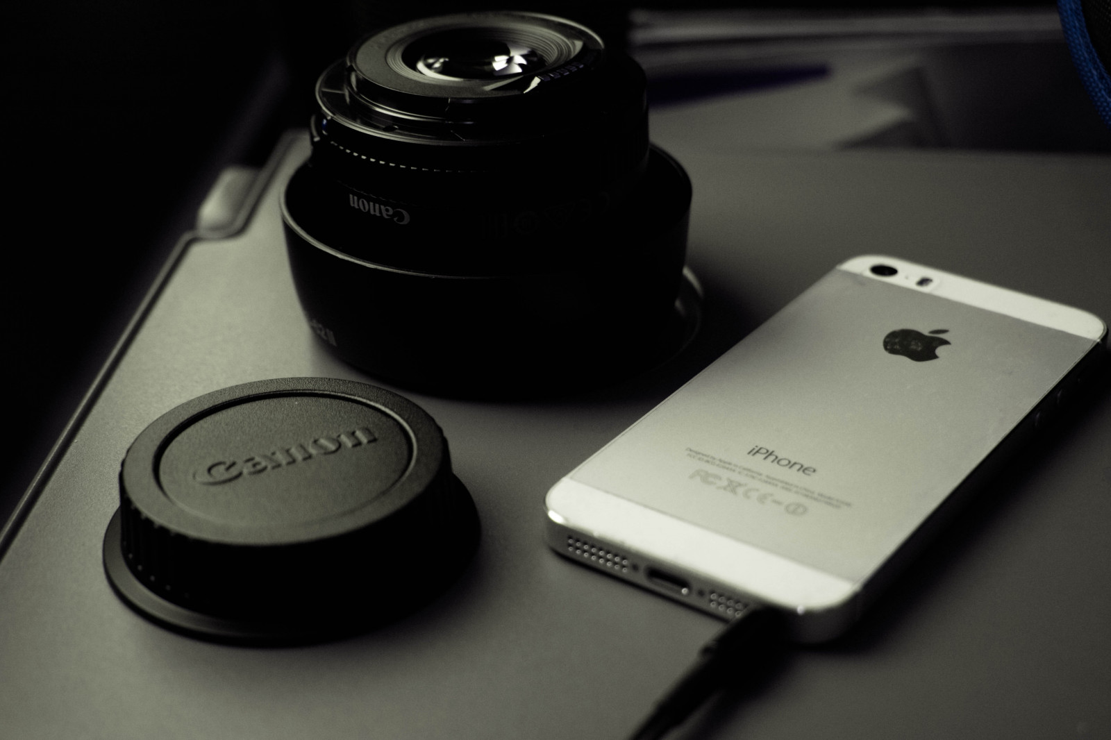 Wallpaper black, Canon, technology, iPhone, brand, electronics, eye