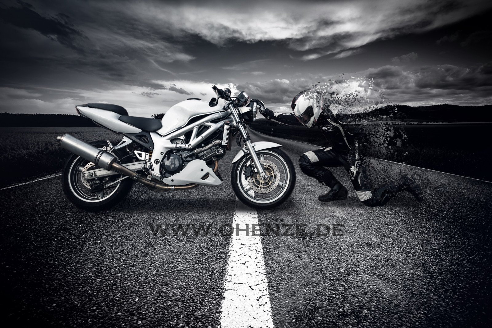 Wallpaper : street, white, black, bike, Canon, Germany, eos, motorcycle