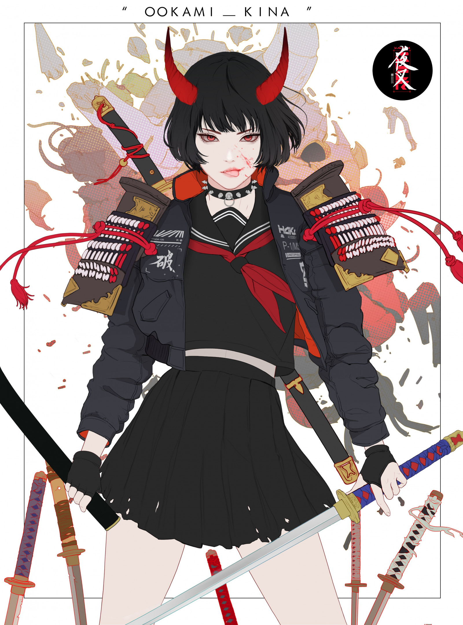 Gharliera, Anime girls