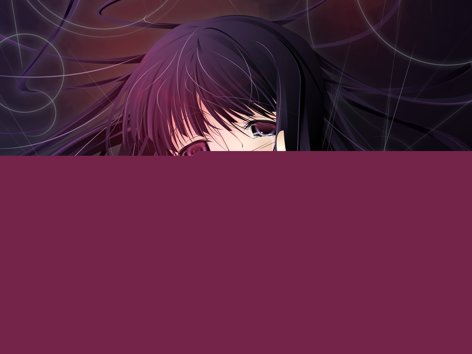 anime, brunett, Kara no Kyoukai, fingrar, Asagami Fujino, flicka, skärmdump, dator tapet