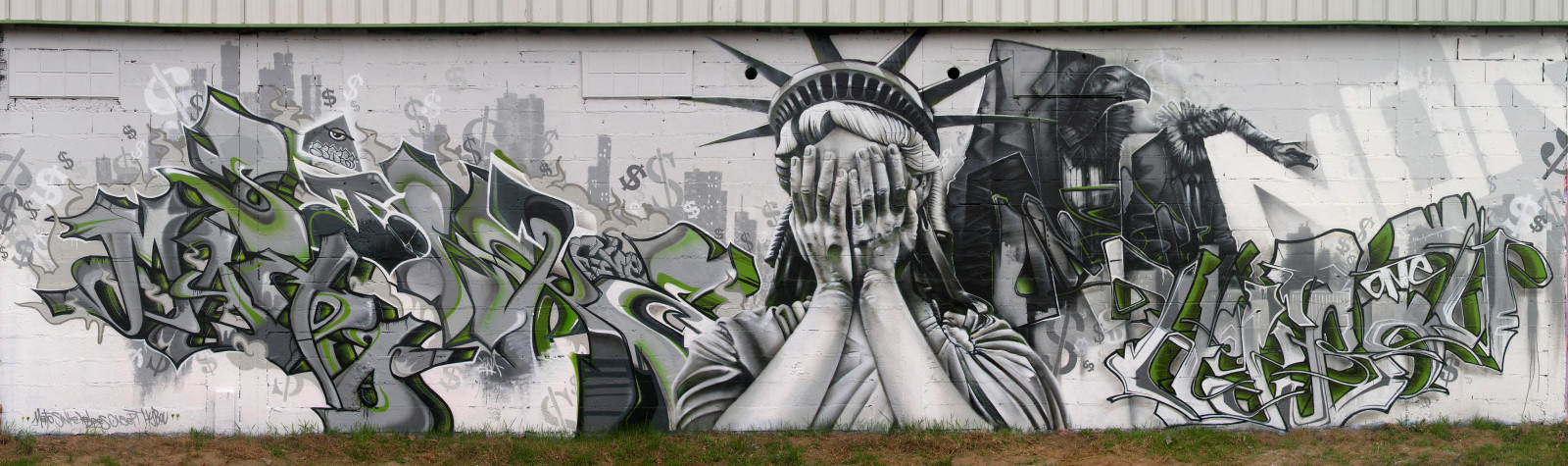 Posádka, stěna, grafiti, Paříž, pouliční umění, nástěnná malba, saké, svoboda, dolar, dřez, hibou, 2012, UMĚNÍ, Pět, mato, urban area, sousedství, nok, kalees, nokrew, liberte, Silák, vautour, Kalis, Sinke, onsept, hyboo, hybou