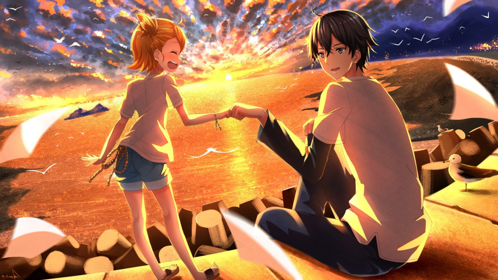 Get Wallpaper Wallpaper Illustration Anime Girls Anime Boys Barakamon For Android Free
