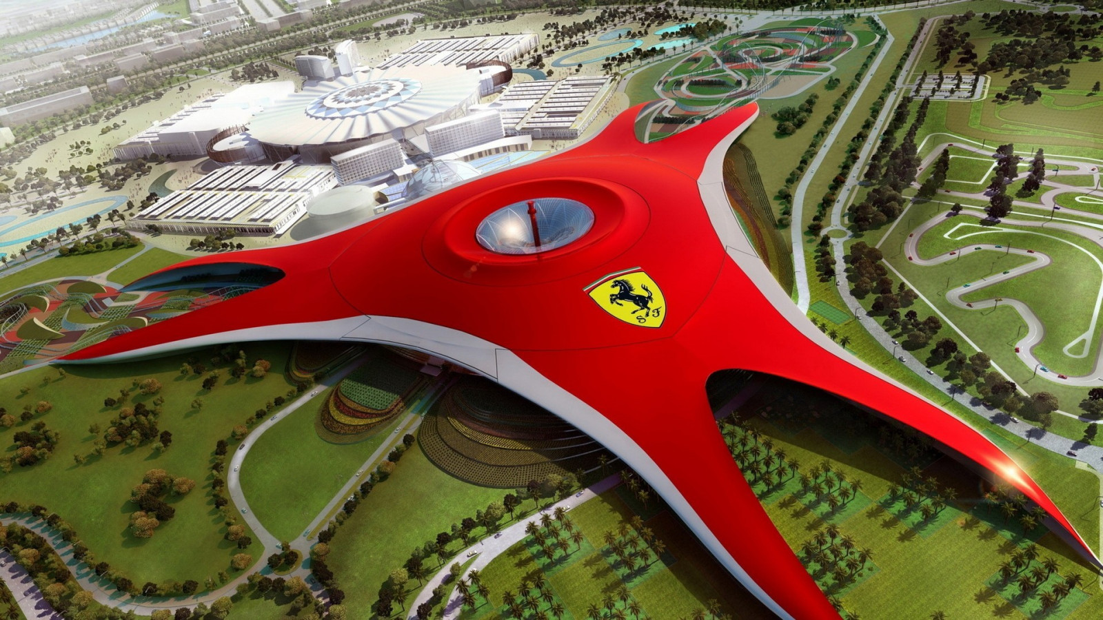 Grün, Ferrari, Stadion, Abu Dhabi, Struktur, Ferrari Welt, Sportveranstaltung, Rennstrecke, Golfclub