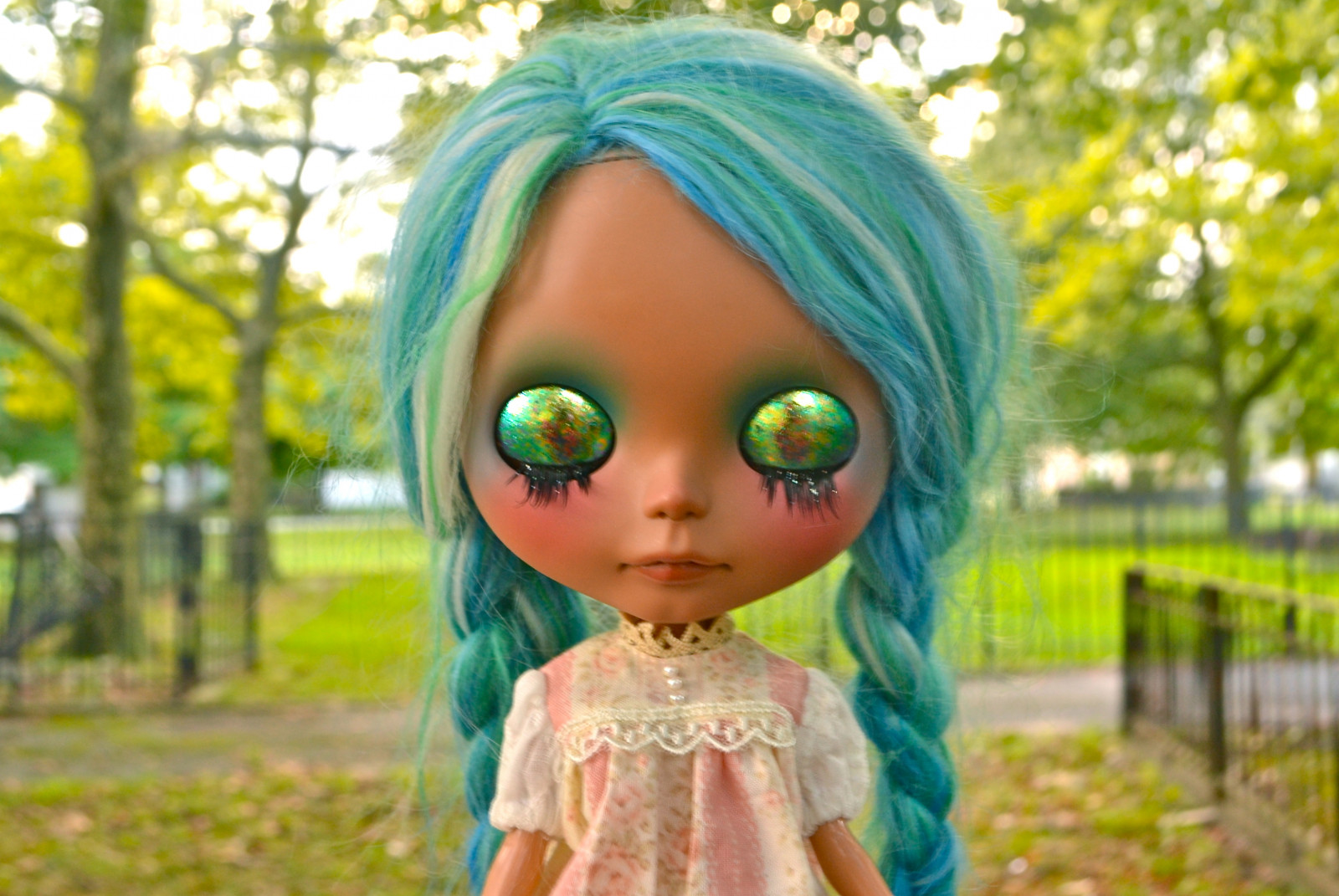 Čína, modrý, nebe, alpaka, vlasy, oči, obuv, panenka, lilie, šaty, Jane, kůže, spát, vřes, namalovaný, mary, opálení, Blythe, Zvyk, takara, víčka, eurotrash, víčka