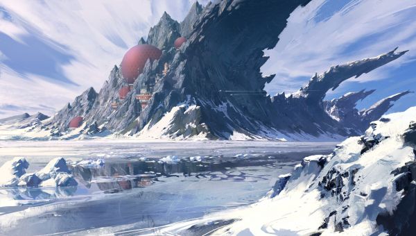 cloud,sky,snow,mountain,world,Natural landscape