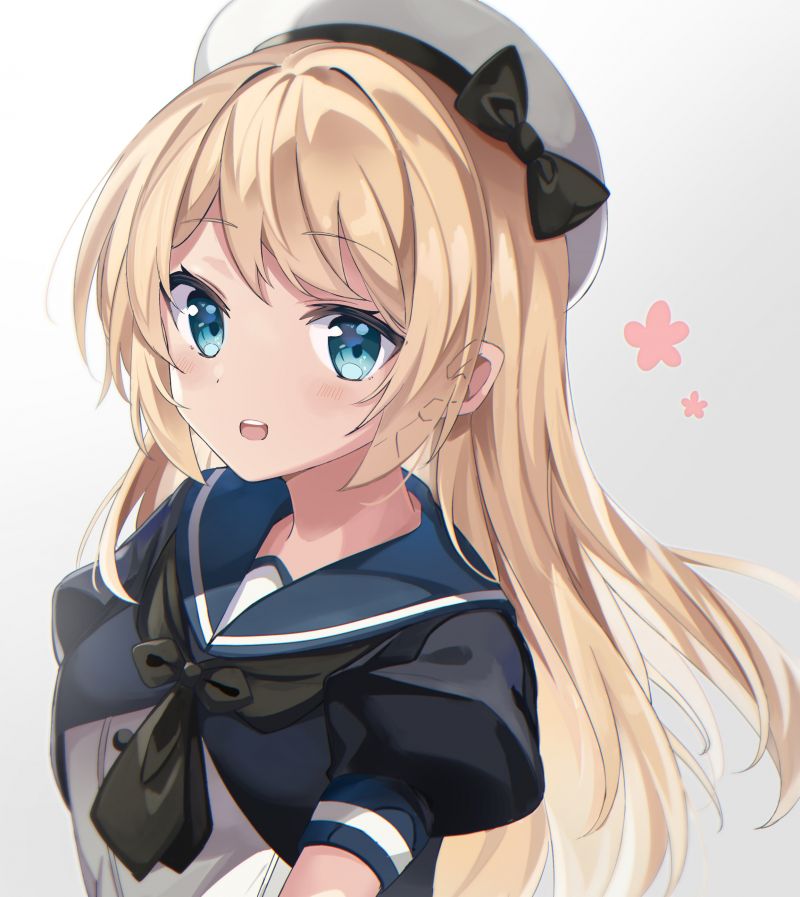anime, anime dívky, Kantai Collection, Jervis KanColle, dlouhé vlasy, blondýnka anime, anime dívky, Kantai Collection, Jervis KanColle, dlouhé vlasy, blondýnka