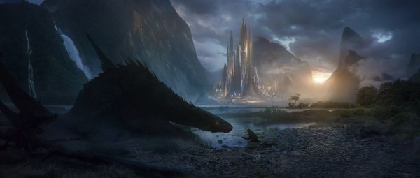 Bastien Grivet, artwork, digital art, fantasy art, dragon, creature