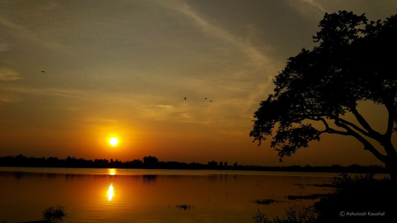 3344x1881 px,Kolhapur,lago,natura,tramonto,acqua