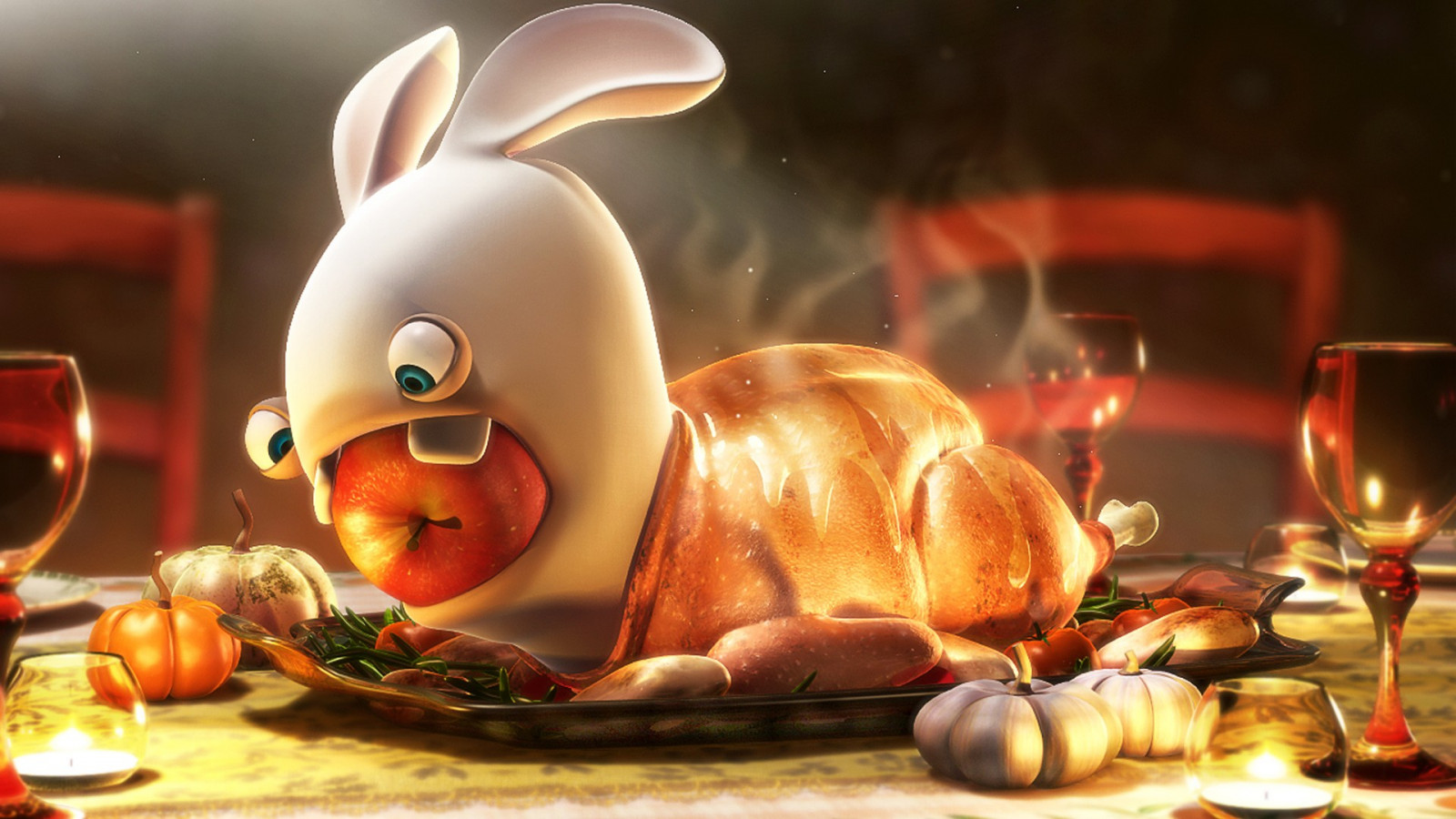 Wallpaper : Christmas, holiday, event, Rabbids 1920x1080 - spacer ...