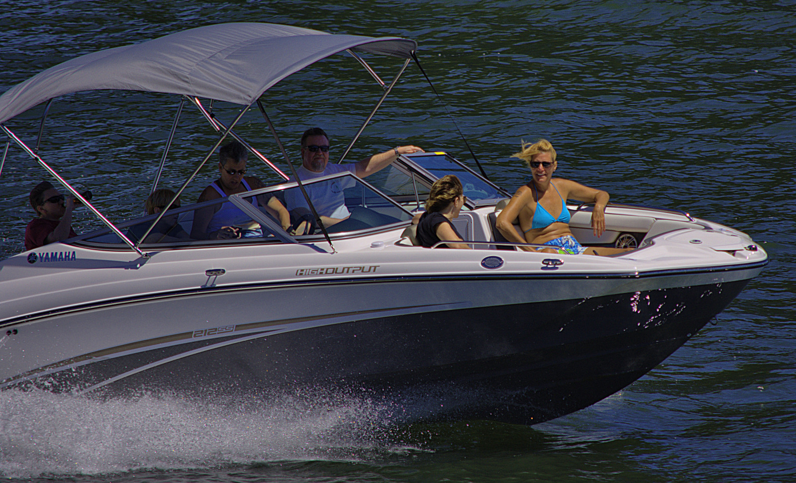 Speedboat Fun Wallpaper : speedboat, people, recreation, water, river, speed, fun ...