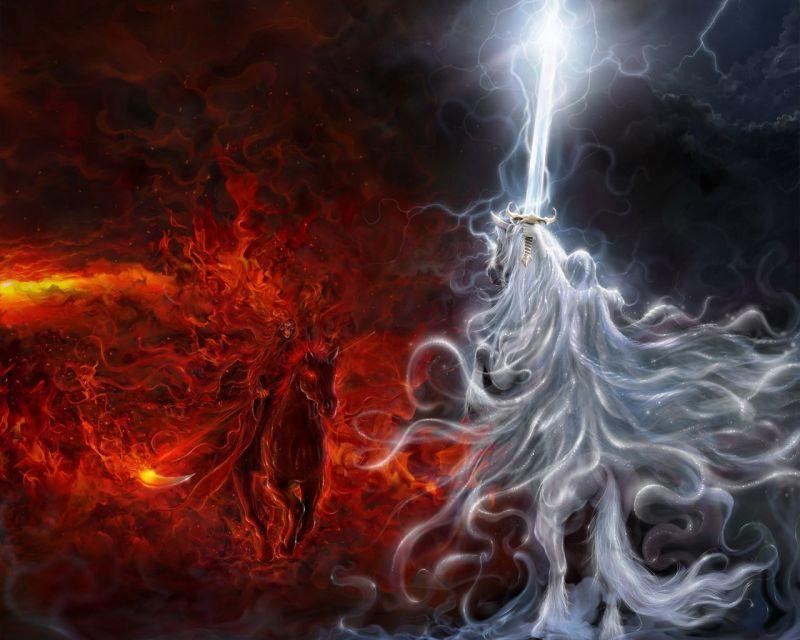 1280x1024 px, anjel, boh, kôň, príroda, bojovník 1280x1024 px, anjel, boh, kôň, príroda, bojovník