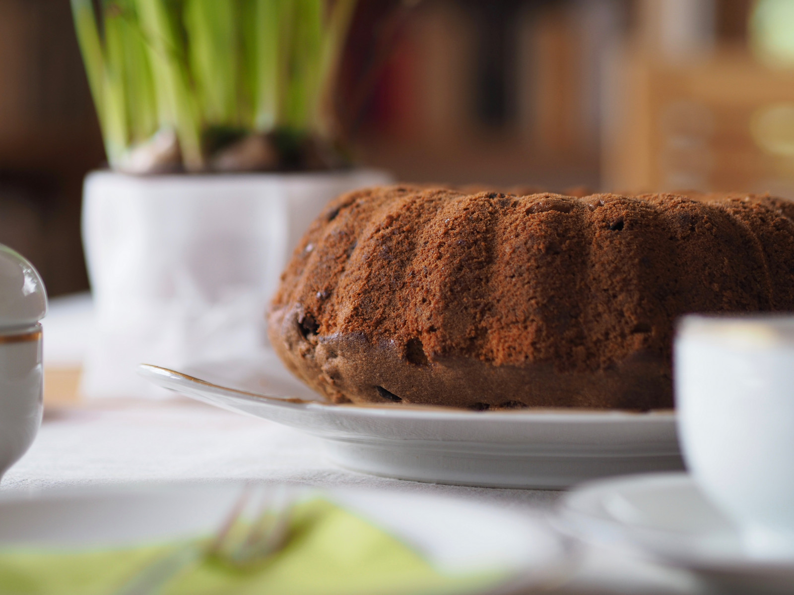 45mm, Olympus, bábovka, Kuchen, dort, Kaffee, bokeh, MFT, M43, OMD, EM5, markii