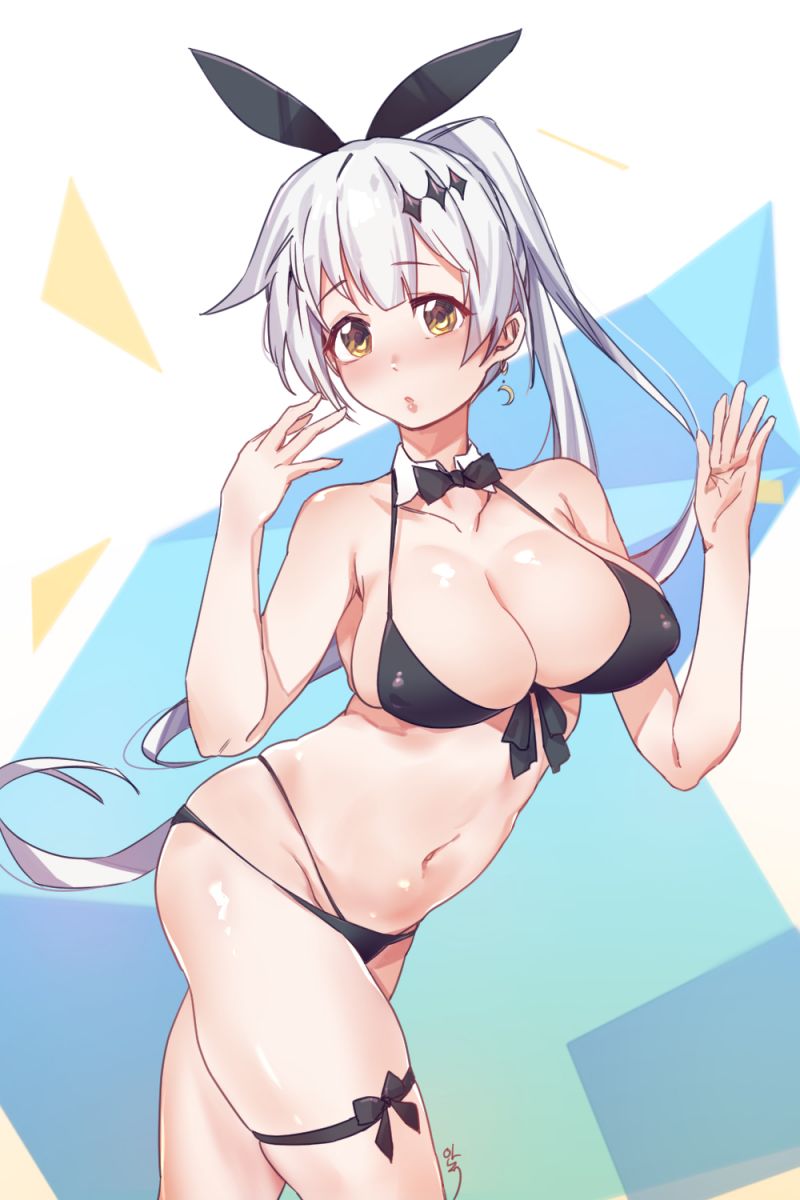 Five Seven Girls Frontline, dívky Frontline, výstřih, bikiny Five Seven Girls Frontline, dívky Frontline, výstřih, bikiny