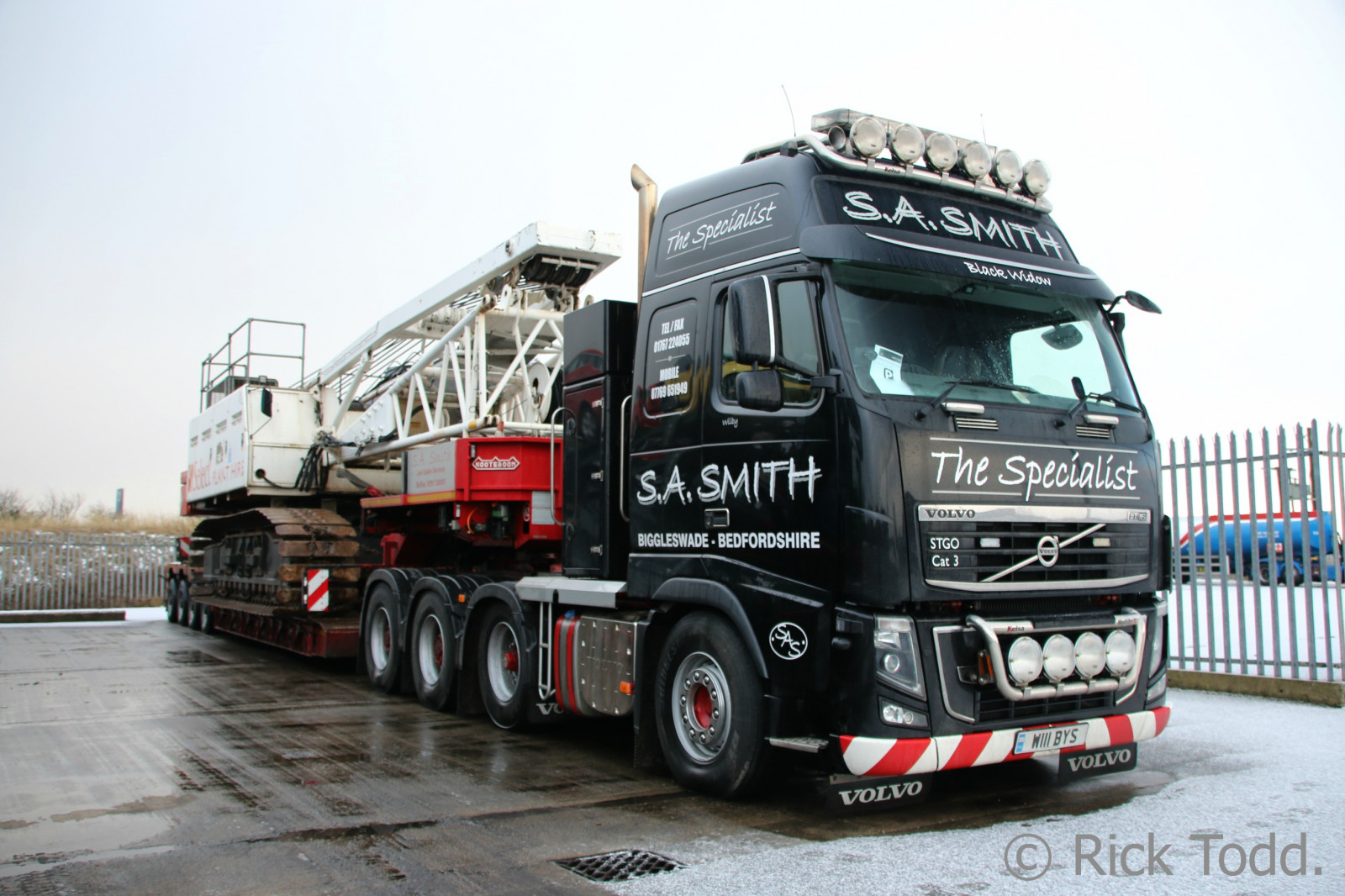 nákladní auto, Volvo, Bedfordshire, nákladní auto, kamión, Černá vdova, Biggleswade, Specialista, stgo, FH16, Volvofh16, Sasmitu, Ulcebytruckstop