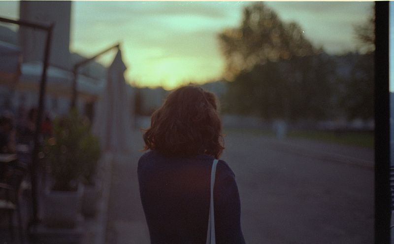 พระอาทิตย์ตก,อิตาลี,ต้นไม้,ผม,สาม,อิตาลี