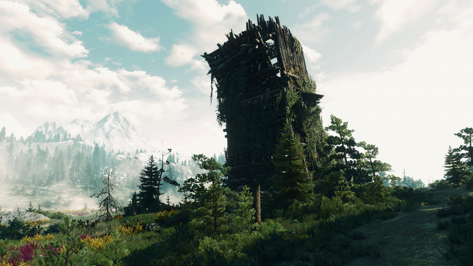 Wallpaper : witcher3, Skellige, landscape, tower 3840x2160 - - 1076886