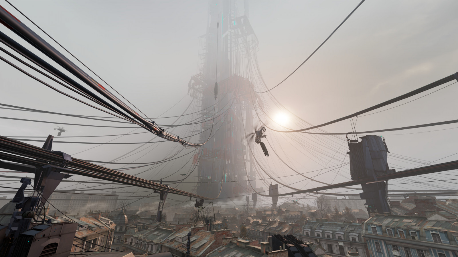 Wallpaper Half Life Alyx, VR Headset, video games, City
