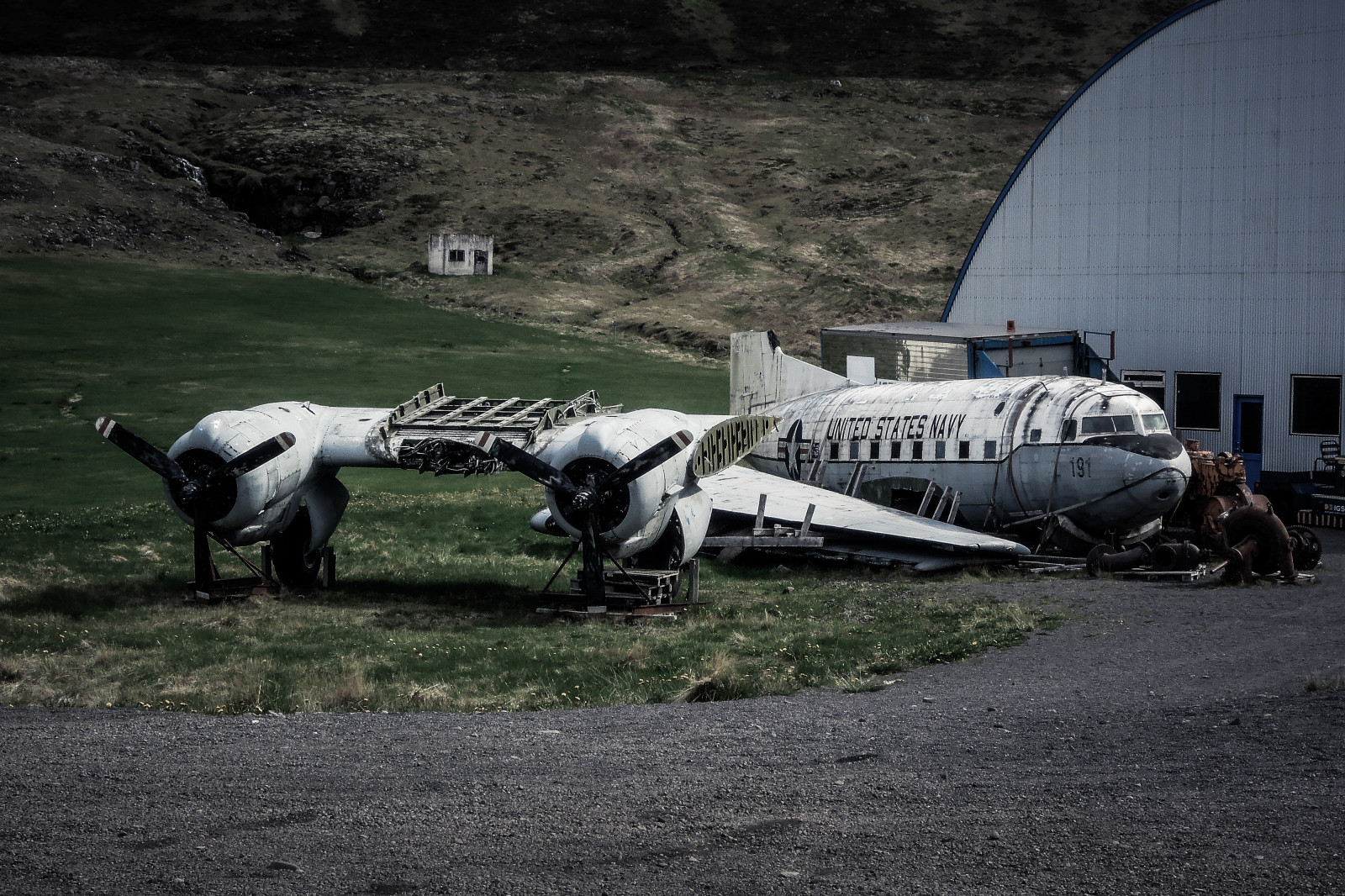 letoun, ostrov, nás, Island, defekt, Let, válečné loďstvo, poškození, vrak, Flugzeug, vadný, westfjord