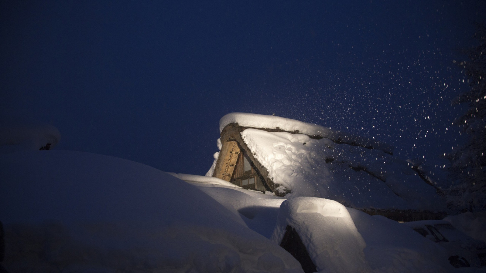 træer, landskab, lys, nat, natur, bil, sne, vinter, træ, hus, is, aften, måneskin, blæsende, Arctic, Fryser, bjerg, vejr, sæson, mørke, 1920x1080 px, geologisk fænomen
