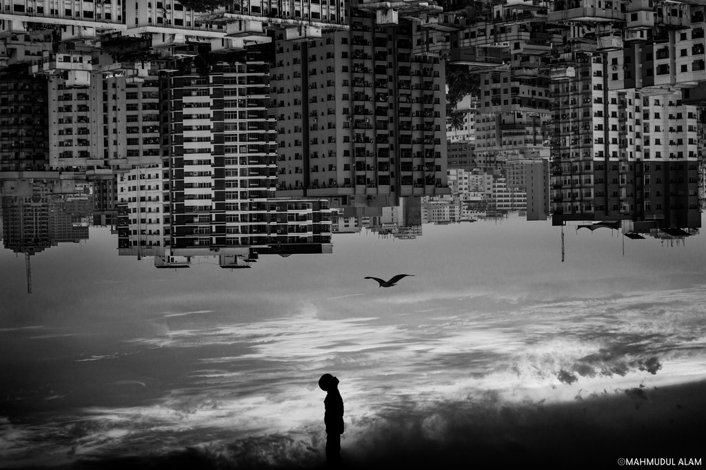 Černá, černobílý, město, panoráma města, voda, budova, odraz, nebe, stín, fotografování, silueta, mraky, panoráma, mrakodrap, atmosféra, stojící, Nikon, fantazie, metropole, Bangladéš, složený, UMĚNÍ, Černý a bílý, strom, 50mm, pokuta, chlapec, pták, tělesné, vzhůru, dolů, hledá, dítě, vzhůru nohama, tma, D3200, složení, během dne, manipulace, imaginární, Dhaka, urban area, Černý a bílý, monochromatické fotografování, bd