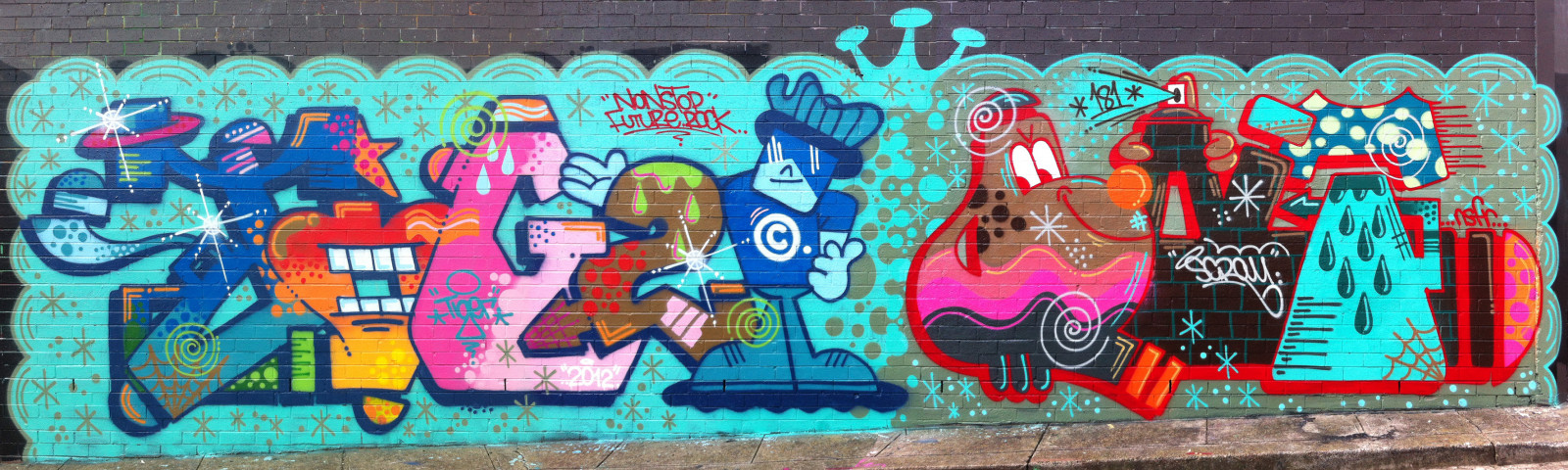 จิตรกรรม, เสือ, กราฟฟิตี, ศิลปะบนท้องถนน, สีชมพู, ซิดนีย์, ภาพจิตรกรรมฝาผนัง, 2012, ศิลปะ, ตะลึง, nsfr, nonstopfuturerock, tig2, bolt181