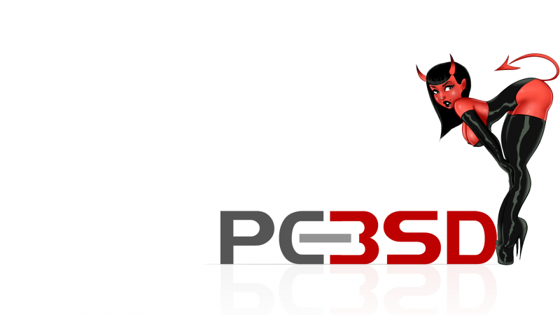 BSD,operációs rendszer,PC-BSD,ördögök,nagy mellek,egyszerű háttér